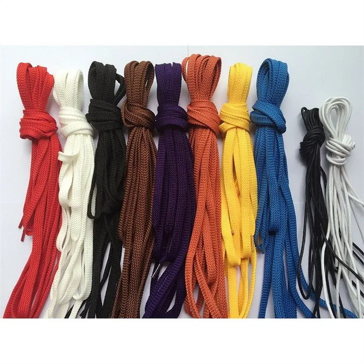 round leather shoelaces all colour