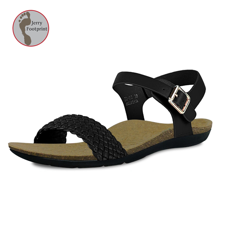 New Arch Support Cork Insole Women's Sandals With Ankle Strap Style